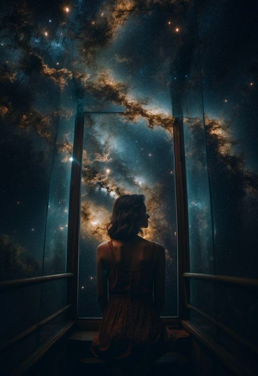 StarlitPagess's tweet photo. Even the stars lean closer just to see how you glow. 🌟💫 https://t.co/WwOwNBIlJX
