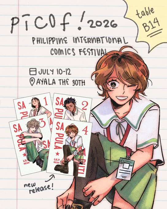 see you this weekend! 🫶 #artph

💙philippine international comics festival
📅 july 10-12
📍ayala the 30th 