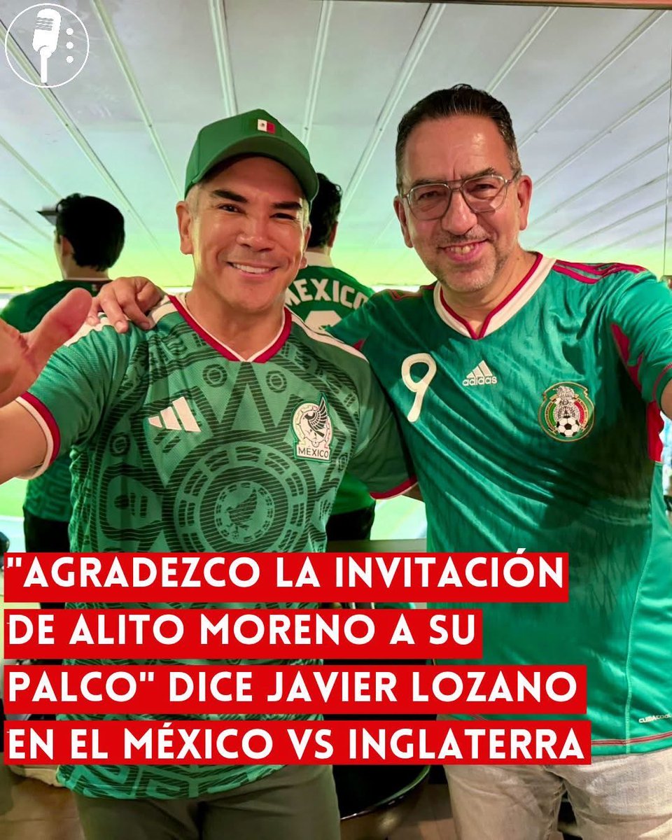 marcoruedac's tweet photo. ¿Recuerdan el escándalo por los boletos de 200 dólares del hijo de AMLO para Disney?

Hoy vemos a @alitomorenoc en un palco VIP en el Mundial, donde las rentas alcanzan los 3.5 millones de pesos y el acceso por evento ronda los 200 mil.
Y su invitado @JLozanoA https://t.co/lvk2XxRZfa