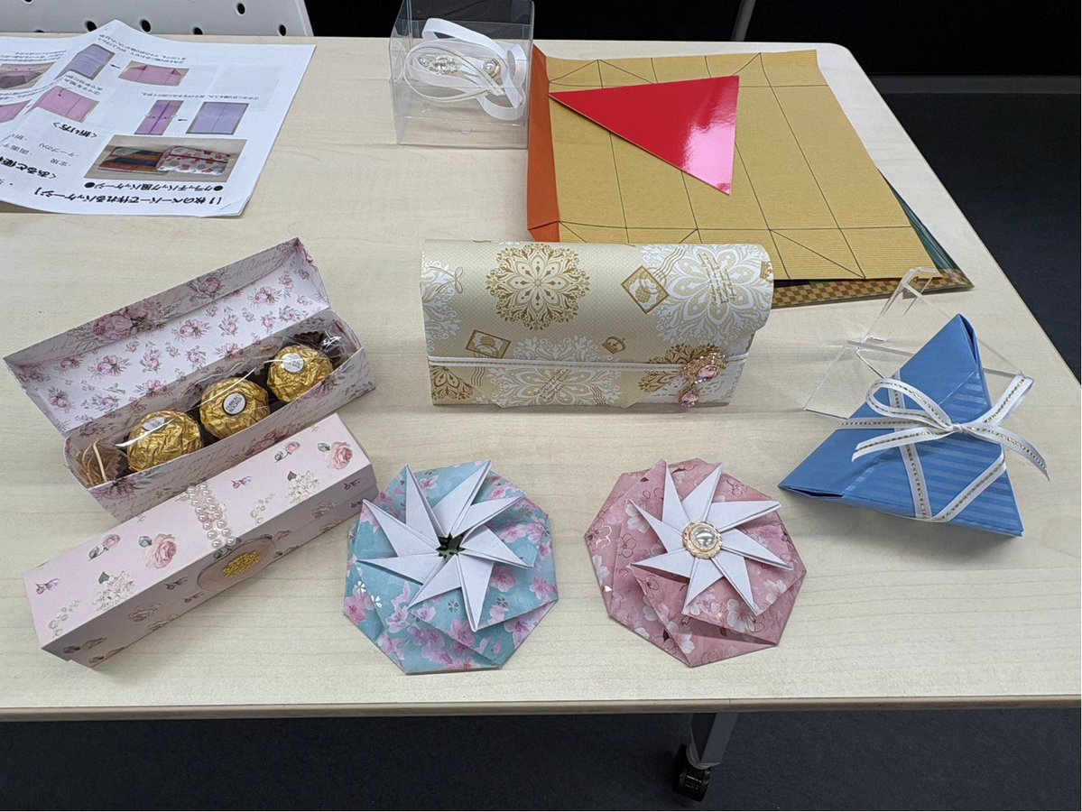 ラッピング講習会／💁 🎁1枚のペーパーで作れるパッケージ🎁 7/6(月