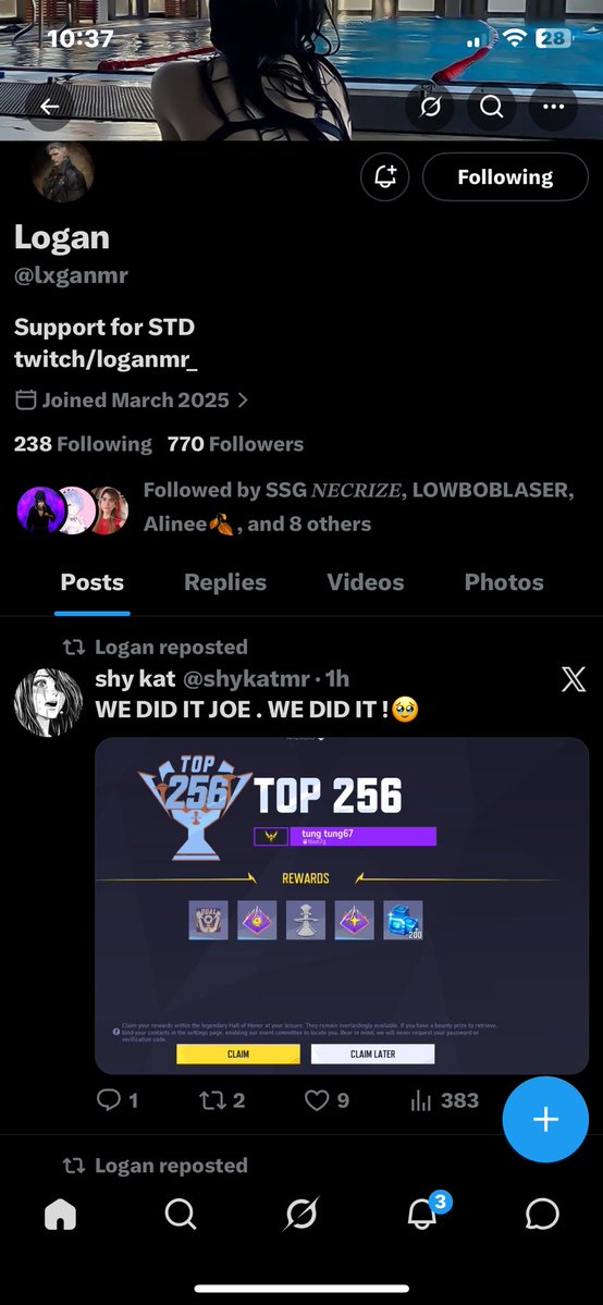shykatmr's tweet photo. my favorite support i look up 2 omg .. 🥹 HI LOGAN ILY @lxganmr https://t.co/ihsxxdItMJ
