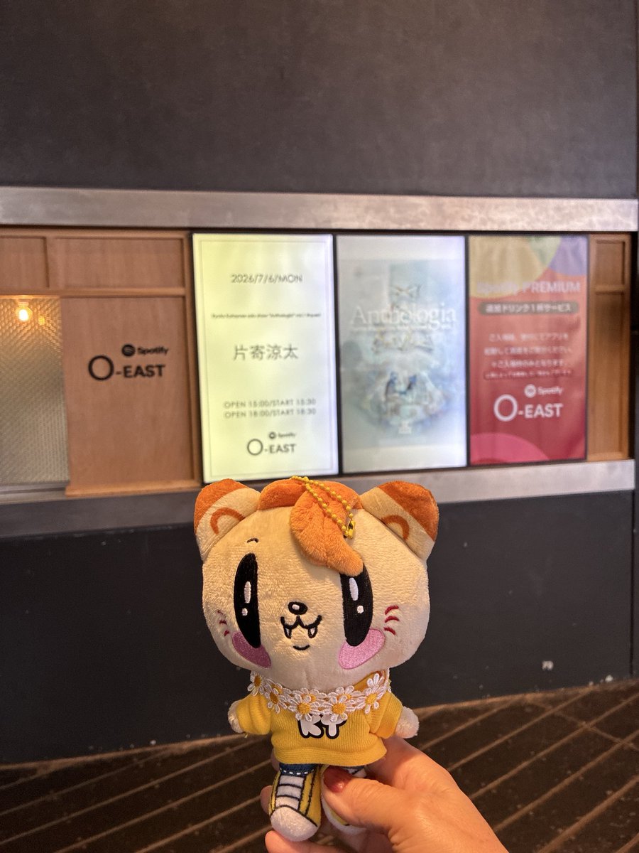 会場着きました✨💛☺️ 楽しみ(˶ᐢᗜᐢ˶) ☔️降らなくてくもた日和