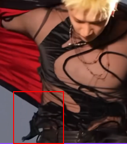 sourcosplay's tweet photo. @lixiesflower their stylists are wild. It's folded up somehow because in one of the jumps you can see the actual part that goes in the crotch flopping around. He's not wearing it like everyone wants him to lmao https://t.co/72XbRha0CZ