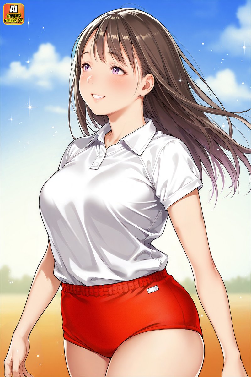 reguyufu5's tweet photo. #AIgirl #AIイラスト #animegirl #buruma #ブルマ https://t.co/5YUtVGp9GN