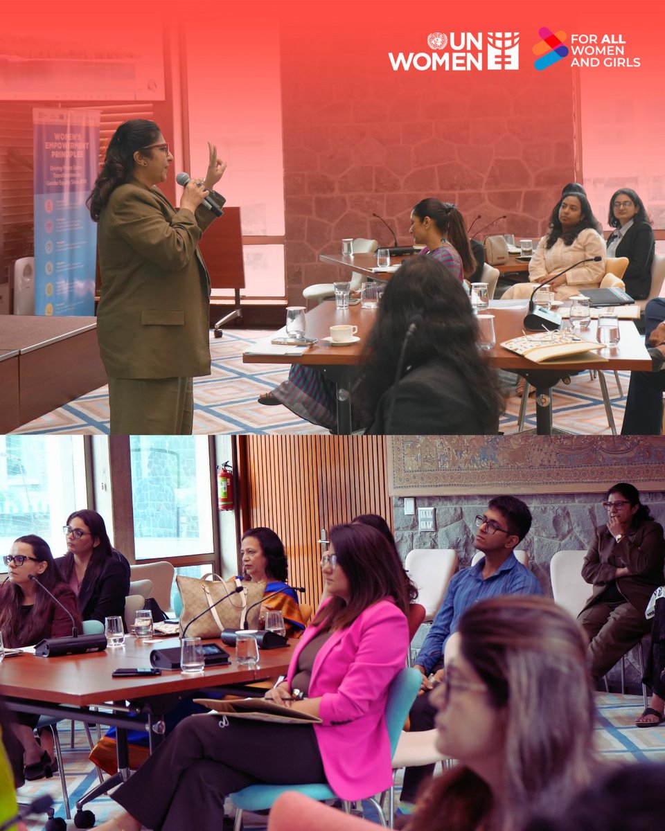 unwomenindia's tweet photo. Together, we can turn commitment into action for women's economic empowerment.
@dfat @EU_in_India @unwomenasia @FEBI_India
#EqualityMeansBusiness #WEPs #GenderEquality #FEBI https://t.co/CEMCsq1mHl