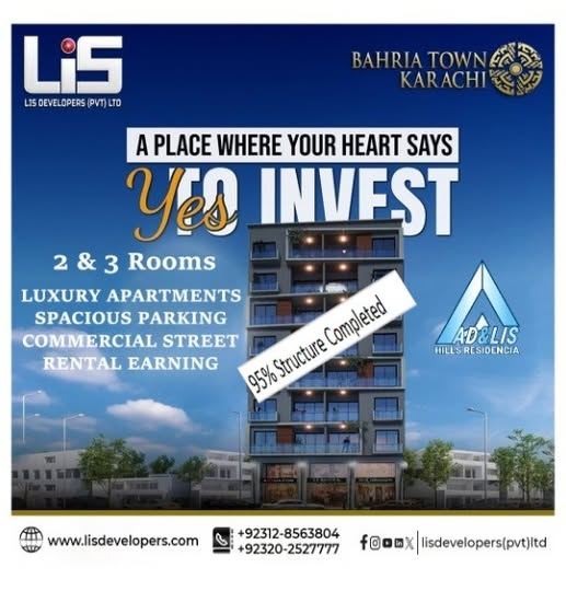lisdevelopers's tweet photo. Turn your investment into income! 💼🏡

Premium apartments for luxury living and rental earning potential. Limited units available.

📞 +92 312 8563804
📞 +92 310 2527777
🌐 https://t.co/anm7agJxqi
#BahriaTownKarachi #SmartInvestment #LuxuryLiving #PropertyForSale #BookNow https://t.co/JD3C2TacKz