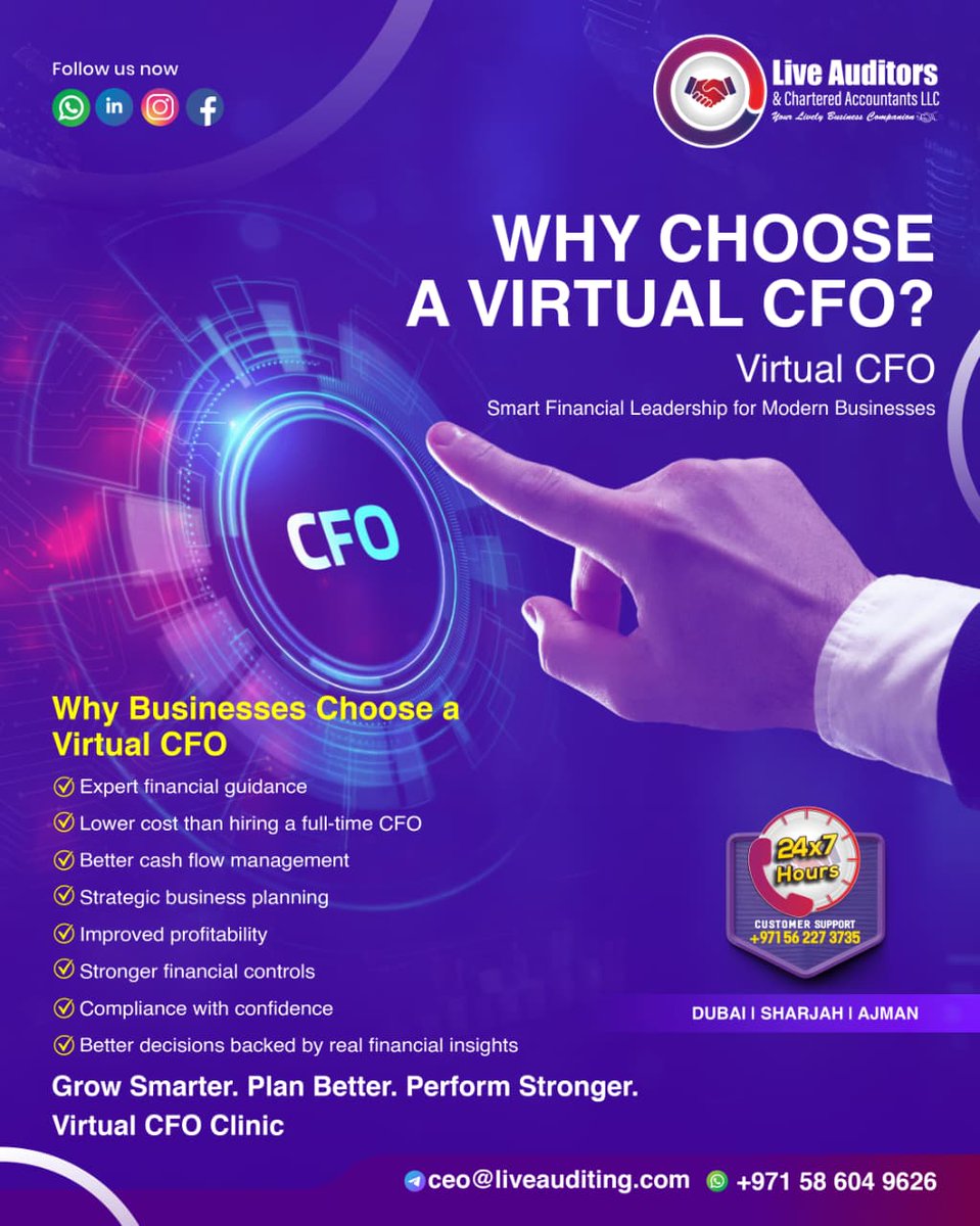 live_auditors's tweet photo. Smart Financial Leadership Without the Full-Time Cost! 💼📊 https://t.co/6GiepTSogE