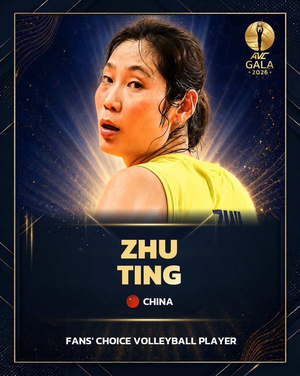 gibbybaris's tweet photo. ⭐️ AVC Gala 2026 Ödülleri

⚡️ Yılın Voleybol Antrenörü
🇹🇷 Ferhat Akbaş

⚡️ Yılın En İyi Kadın Voleybolcusu
🇯🇵 Mayu Ishikawa

⚡️ Taraftarların Seçimi Voleybol Ödülü
🇨🇳 Zhu Ting

📌 Ödüller, Asya Voleybol Konfederasyonu tarafından halk oylaması ve jürilerin seçimleri ile verildi https://t.co/kWqFeMBClx