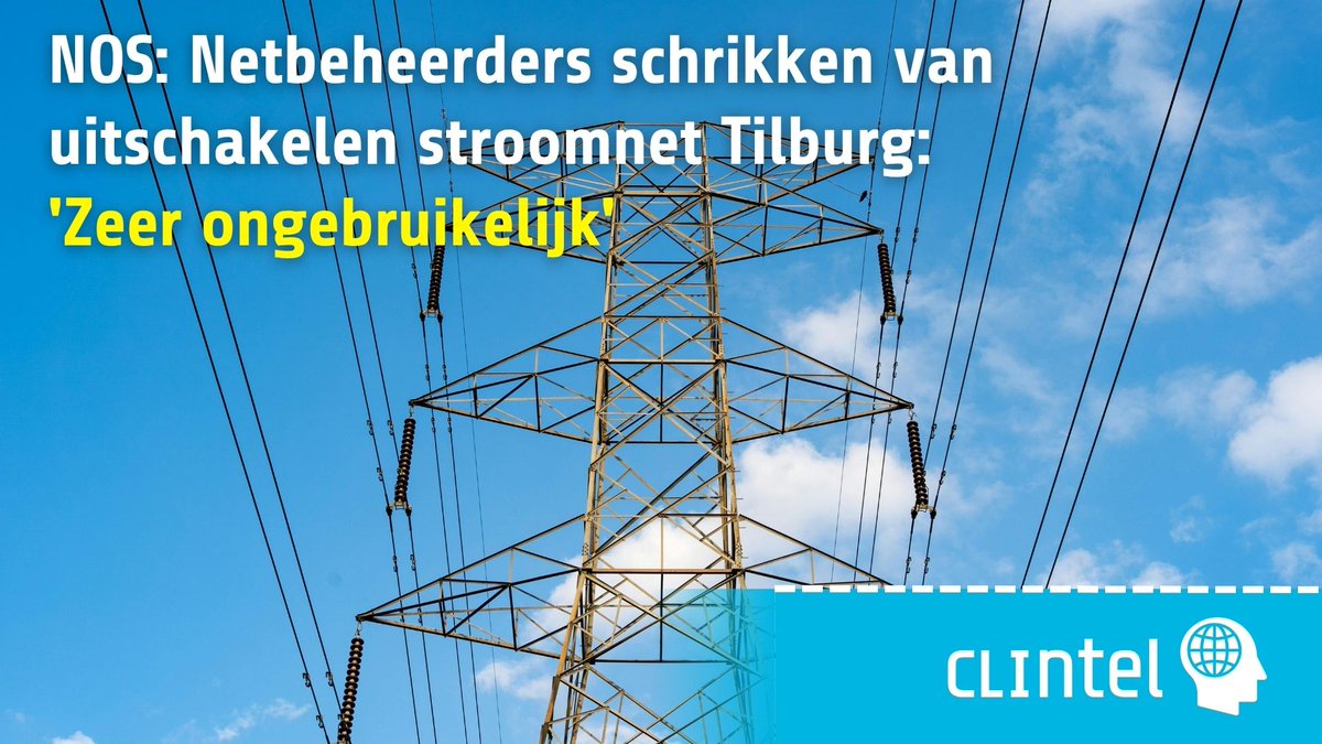 ClintelNED's tweet photo. Eerst wachtlijsten. Daarna noodaggregaten. Nu wordt een deel van het stroomnet tijdelijk uitgeschakeld. Netbeheerders noemen het 'zeer ongebruikelijk'. De vraag is: wordt dit de uitzondering, of het nieuwe normaal? 
#Netcongestie #Energie #Stroomnet https://t.co/JBynwtIZEJ