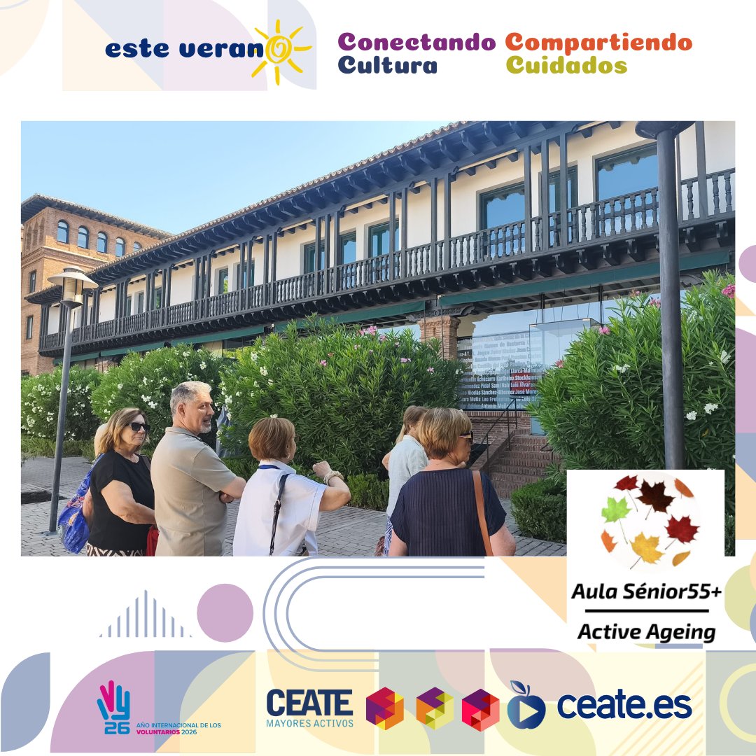 CEATE_mayores's tweet photo. 🤗 #ConectandoCompartiendo > Este fin de semana hemos tenido la visita de nuestros colaboradores de @AulaSenior55  ¡¡Gracias por la visita!! Han conocido la labor de @CEATEVoluntario en la Residencia de Estudiantes 🏫y en el Museo de Ciencias Naturales 🦖 https://t.co/J2fVlYdgNS