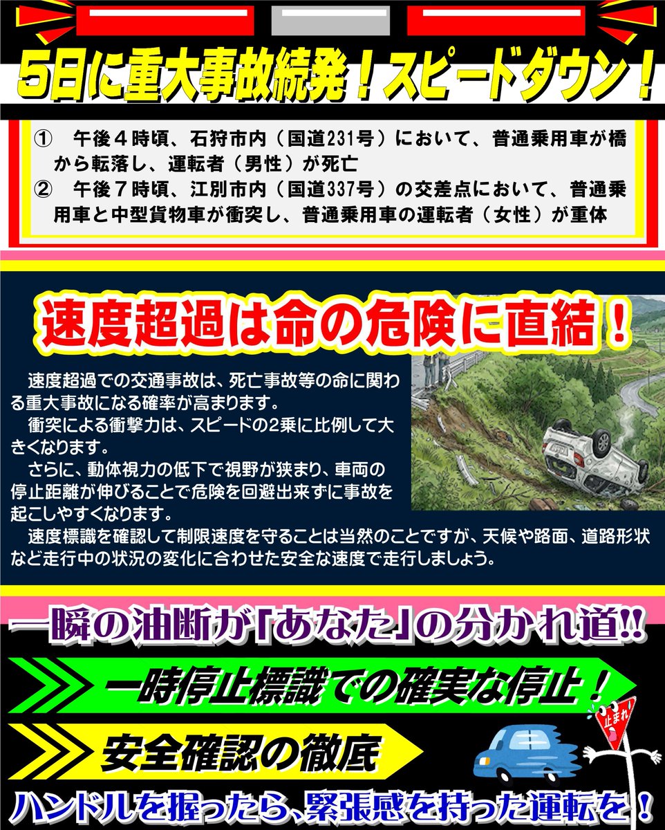 江別 交通 事故
