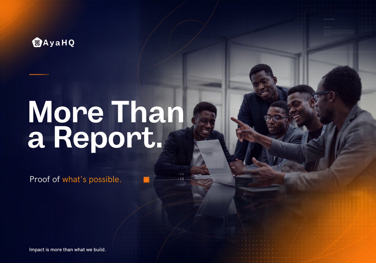 ayahq_'s tweet photo. A few weeks ago, we published our SDG Impact Report.

The numbers told one story.

The people behind them told another.

Here’s what the report actually look like when you stop counting and start reading. 

🧵 https://t.co/zSdXmJjLfZ