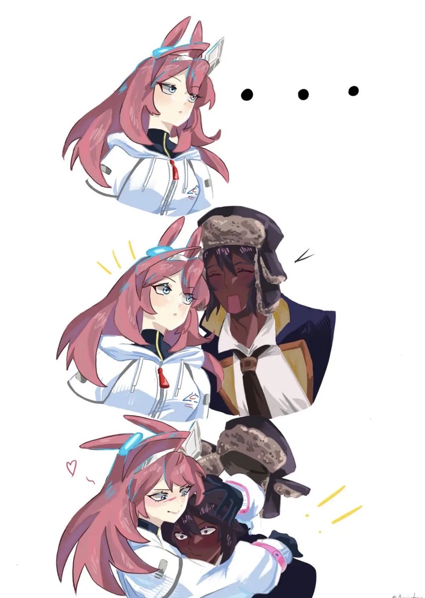 mihosubaa's tweet photo. I was trying to think about what would be a good idea for my first post and picked this cute comic that shows off their personalities pretty well. I hope you like it

(Credits to arrivtrx on TikTok)
#oc #ミホノブルボン #MihonoBourbon #ウマ娘 #Umamusume https://t.co/K4vJLCtfOW