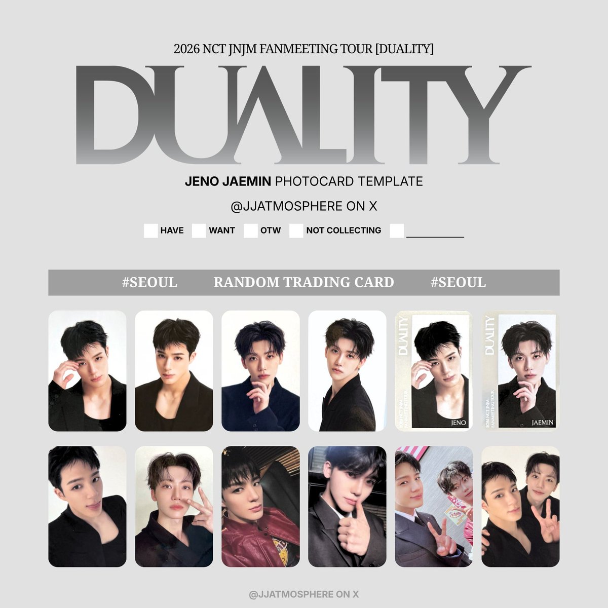 NewAnong28's tweet photo. พร้อมส่ง ✨ NCT JNJM 

 Trading jnjm fan meeting duality 

ซองละ 190฿ 

📮ค่าส่ง 45฿

สนใจ ทักเขียว @308iunyt 
หรือDM ได้เลยค้าบ
#ตลาดนัดnct #ตลาดนัดnctdream #เทรดดิ้งเจโน่แจมิน https://t.co/2abNSnixQk