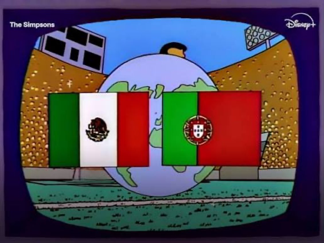 MAbidOfficial's tweet photo. Simpson ke fifa worldcup final wali prediction war gaye. 😂 https://t.co/VJC76ZBQSB