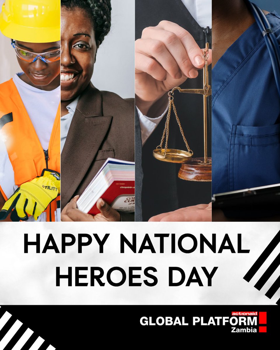 gplatformzambia's tweet photo. Happy National Heroes Day #heroesday #GlobalPlatform #GlobalPlatformZambia #ActionAid #ActionAidZambia https://t.co/p8Eb0ULK0S