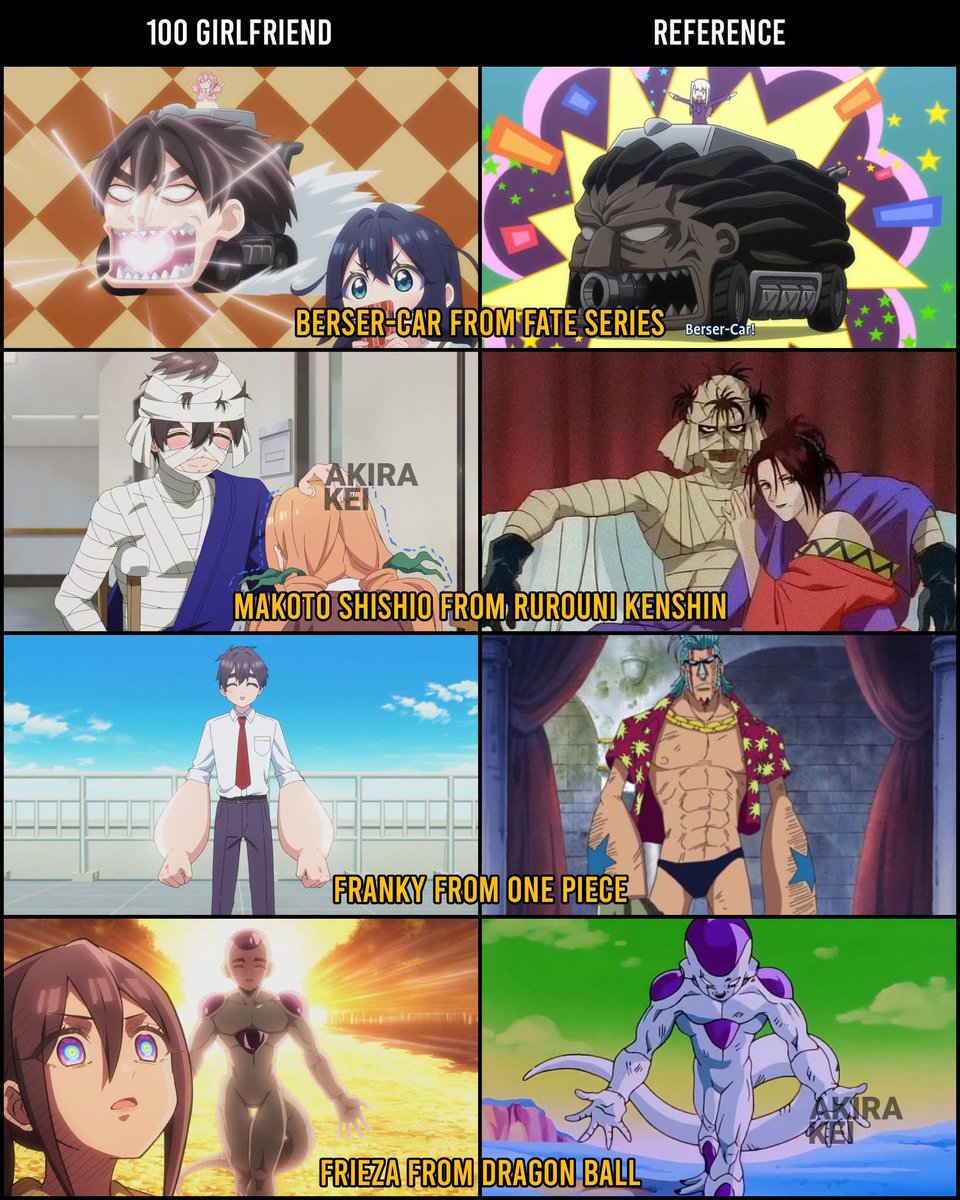 ReynelPino1's tweet photo. Las buenas referencias del anim 100 novias  a varios animes clásicos 🗿🔥
#anime #hyakkano_anime #shounen #animetwt https://t.co/GIhtx4qmpO