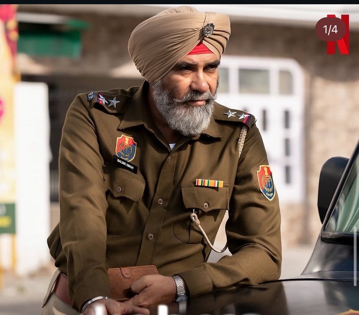 theprayagtiwari's tweet photo. This guy is just made for Sikh cop roles, So perfect every single time, Also watched 'Kohrra', absolutely loved his performance https://t.co/wbRgDcNZw3