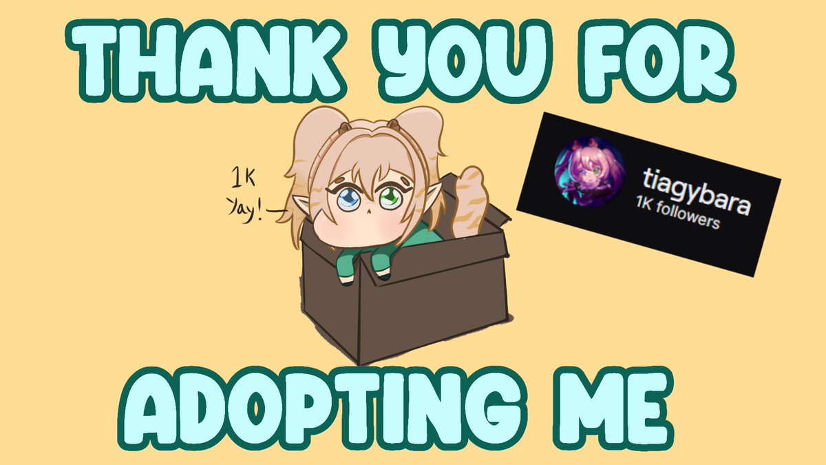 Tiagybara's tweet photo. I don't know what to do for 1K so have la creatura.

I really appreciate everyone that's given me a chance, onto the next thousand!! https://t.co/a97ucXzdLx