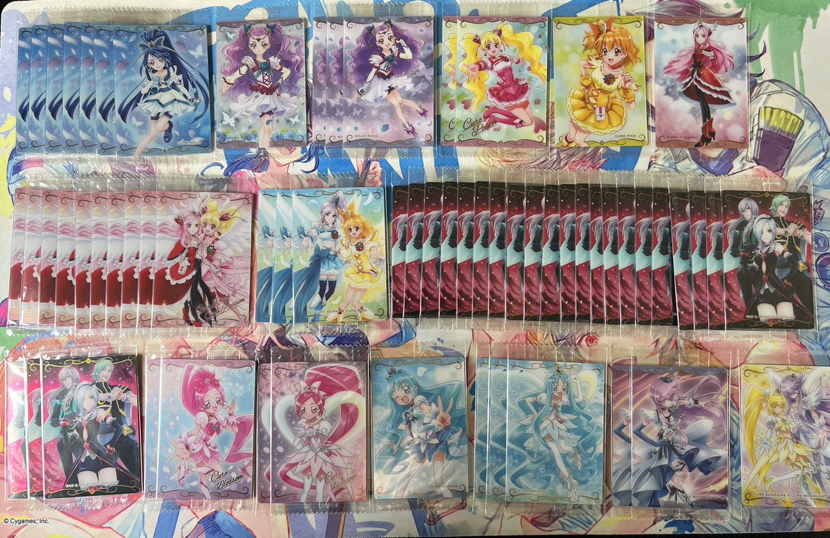 puwapoke's tweet photo. プリキュア ウエハース キラキラカードグミ 交換
【譲】画像1〜17
【求】画像18♾
求1番下の列は優先度低め、求めのHR含む方、纏めての方等優先します🍀 https://t.co/9KzPPSX56e