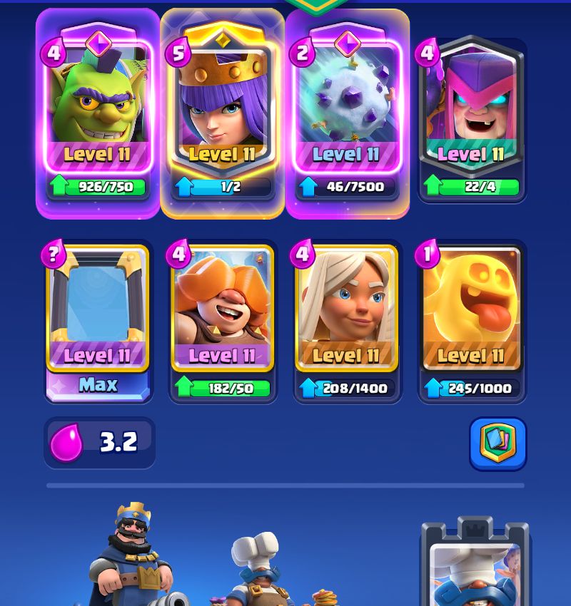 OCTkingfall's tweet photo. Try this 2v2s deck I cooked up !

When making it I had in mind, "over-heal". The Rune Giant makes Battle Healer, truly a Battle Healer. Archer Queen and Mother Witch for air support :-)

#ClashRoyale #SUPERCELL https://t.co/x2ZSfnOKiS