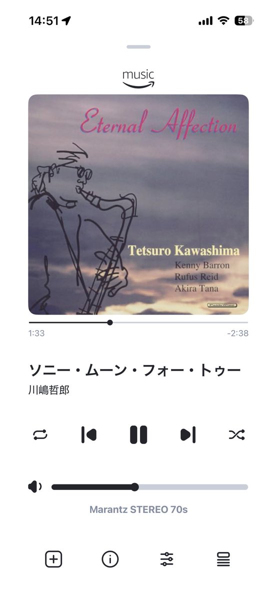 syu_take_five's tweet photo. ん〜・・・

いい感じで鳴っているとも言えるけど・・・🤔

テナーサックスらしいコクが足りない・・・

気もする。😅

https://t.co/gyL7zvlavl

\(//∇//)\ https://t.co/jlzSuwAkEz