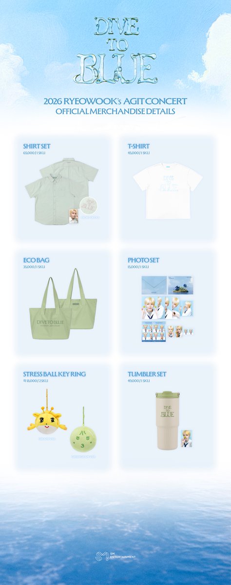 SJofficial's tweet photo. 2026 RYEOWOOK'S AGIT CONCERT : DIVE TO BLUE
OFFICIAL MERCHANDISE SALES NOTICE

▶ Sales Dates
Online Pre-Orders :
2026. 07. 07 (TUE) 15:00 ~ 2026. 07. 13 (MON) 23:59 [KST]

▶ Online Store
https://t.co/VoKSupnoR7

#슈퍼주니어 #SUPERJUNIOR
#려욱 #RYEOWOOK 
#AGIT_CONCERT #DIVE_TO_BLUE