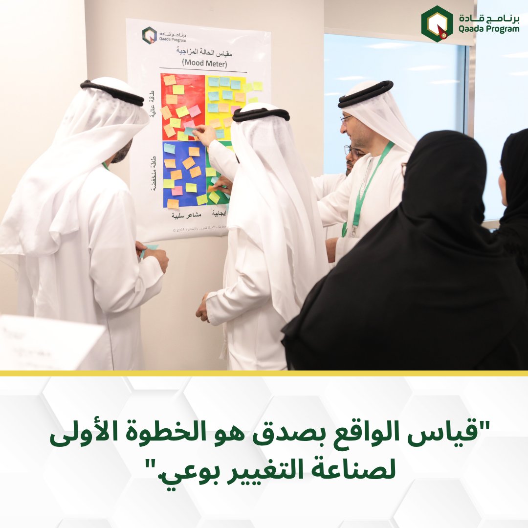 qaadaprogram's tweet photo. قياس الواقع بصدق هو الخطوة الأولى لصناعة التغيير بوعي

انضم إلى "برنامج قادة" الآن أول برنامج باللغة العربية فى الوطن العربى يهدف إلى تحسين المهارات القيادية لدى المؤسسات والأفراد.
تواصل معنا من خلال الموقع الرسمي للبرنامج 

https://t.co/FT3Qu1c3tr https://t.co/30ksj8z8mm
