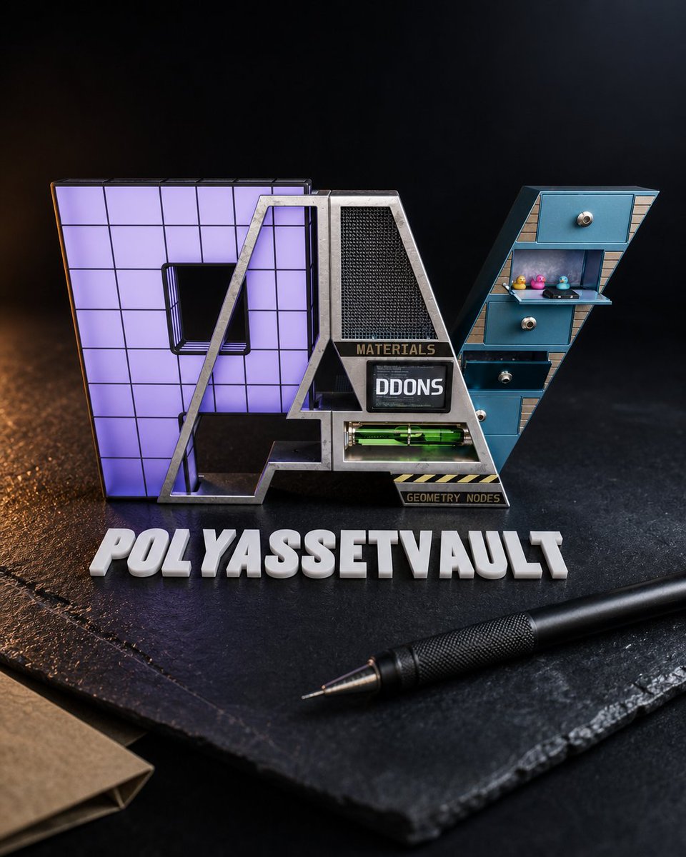 PolyAssetVault's tweet photo. "Good enough" isn't production-grade.

Every asset on PolyAssetVault ships with reviewed topology, clear licenses, and files that work in Blender, Maya, Unity, and Unreal.

That's the standard. No exceptions. https://t.co/ISURleuZ3c