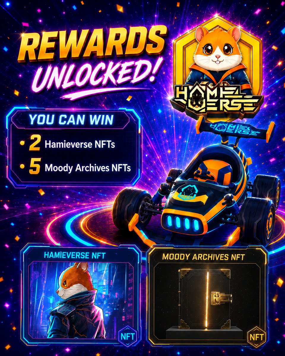 BadlyNasty's tweet photo. Gm Everyone!

I just finished the @hamieverse event on @MoodyMights

I’ve got the Hamieverse kart and the badge

Thanks to the badge, I’m eligible for the lottery, which includes: 

• 2 Hamieverse NFTs 
• 5 Moody Archives NFTs

A big W for both teams that keep building non stop on @AbstractChain ✳️