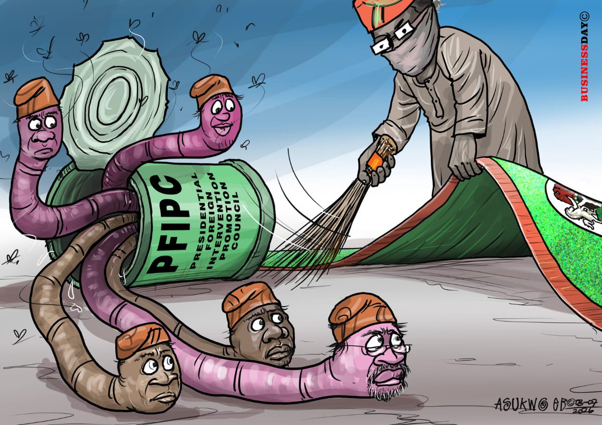 BusinessDayNg's tweet photo. The mystery of the broom explained...🧹🧩

By @Asukwoeb https://t.co/lDC53IaZMy