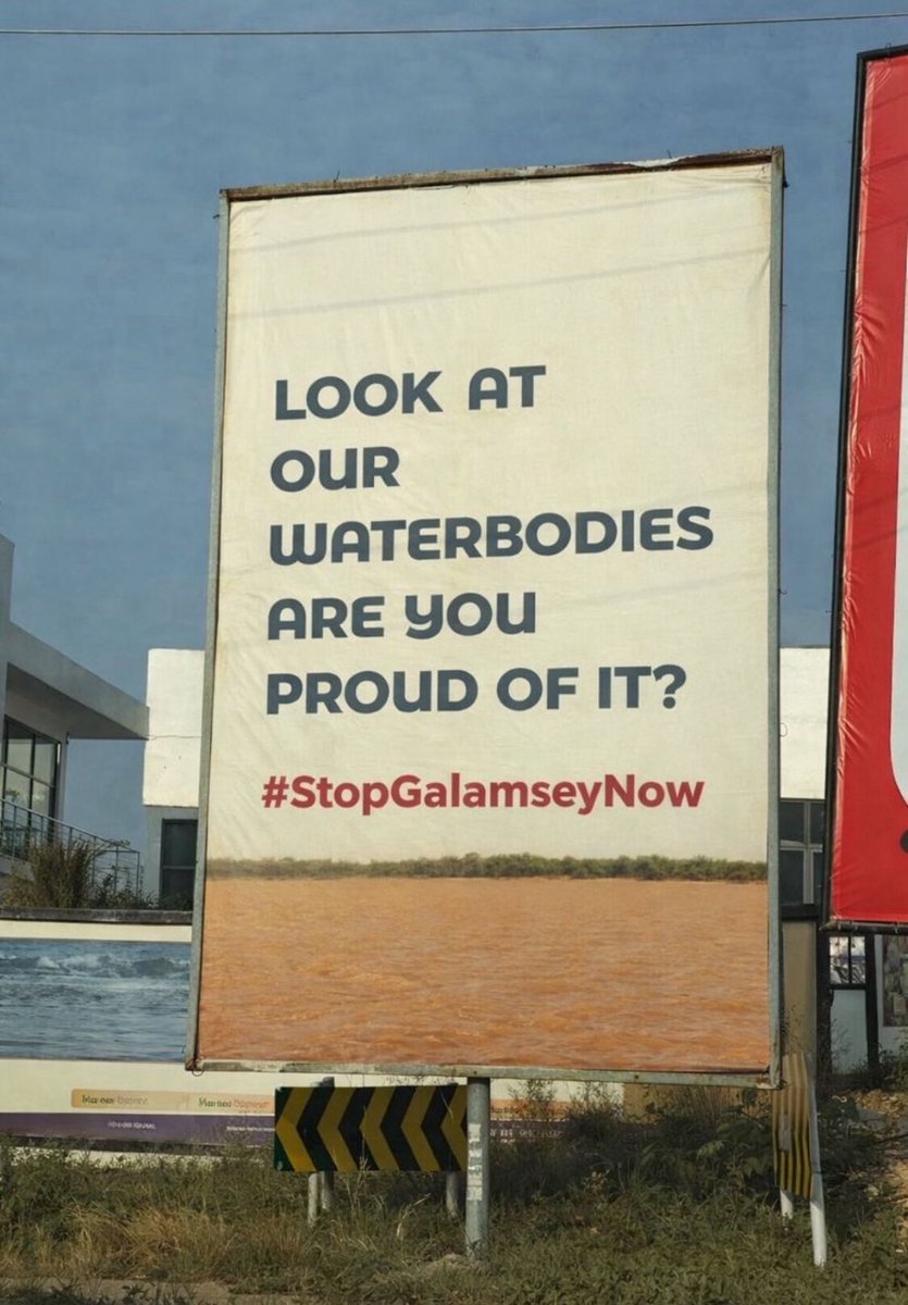 Bobthebuil19383's tweet photo. Arise Ghana youth o
Monsor3 
Your livelihood is being stolen by our Government everytime they choose to keep corrupt officials that enable Galamsey. What happened to the KPIs that the government said they were gonna set for DCEs? What about GoldBod’s traceability? WHERE IS THE ACCOUNTABILITY #StopGalamseyNow