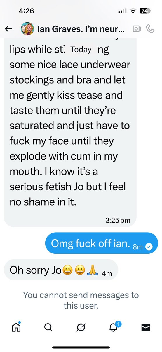 BassBugle101's tweet photo. @xskinn well you stop the festering by apologising and fvcking off with your BS posts   Apologise and delete your account https://t.co/GK5Z5DHorT