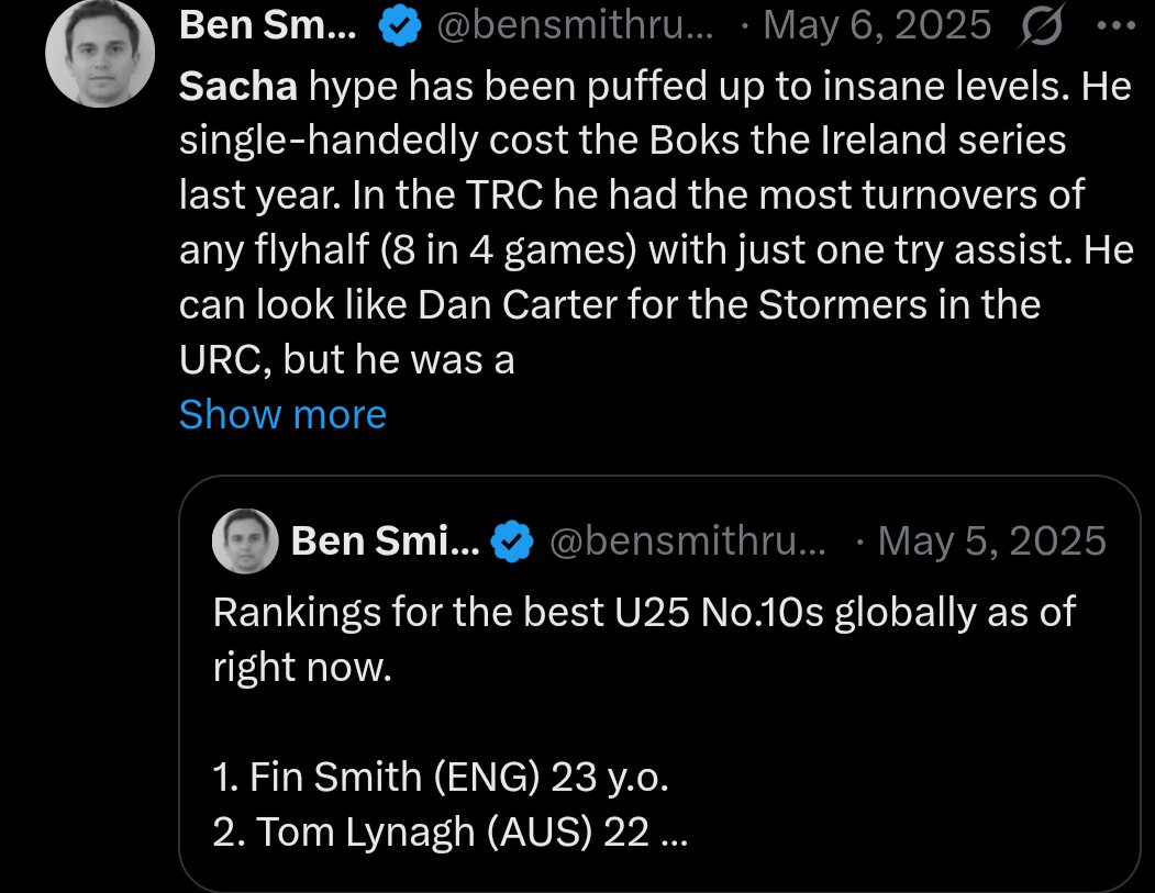 Weiner_06's tweet photo. @bensmithrugby So is the hype real or not. You seem to be inflating it and deflating based on your mood https://t.co/rz8blGGTOB