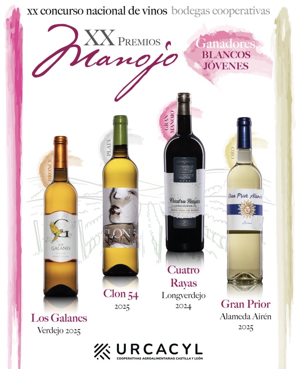 premiosmanojo's tweet photo. #PremiosManojo Vinos premiados categoría Blancos jóvenes https://t.co/HN3jULnSVT