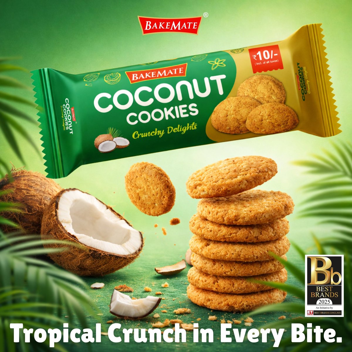 bakemateglobal's tweet photo. A Tropical Crunch in Every Bite! @bakemateglobal 

For More Details: https://t.co/k15ukbzeNG
E-mail: enquiry@bakemate.in
Contacts: 7060002542

#BakeMate #CoconutCookies #CrunchyCookies #CoconutDelight #CrunchIntoHappiness #trendingnow #usa #instagram https://t.co/24V7CD98J5