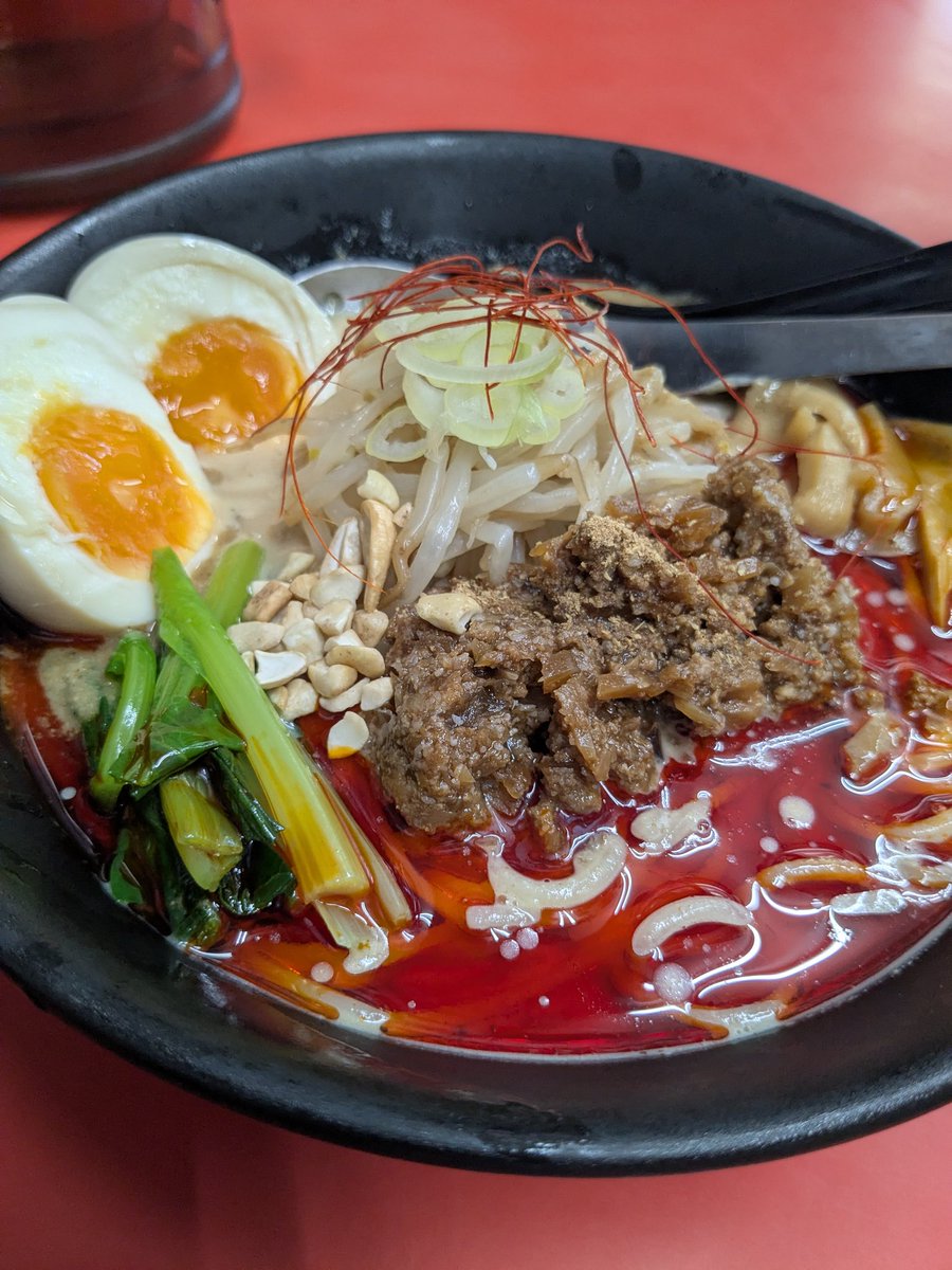 sfchinsuko's tweet photo. 今日は和風らぁめんはるやさんで「豆乳の冷たい担々麺」食べたんです😋
ラーメンを食べるといつも汗をかく僕だけど、今回は清涼感たっぷりでした😊ごちそうさまでした https://t.co/CHaiDD5v7R