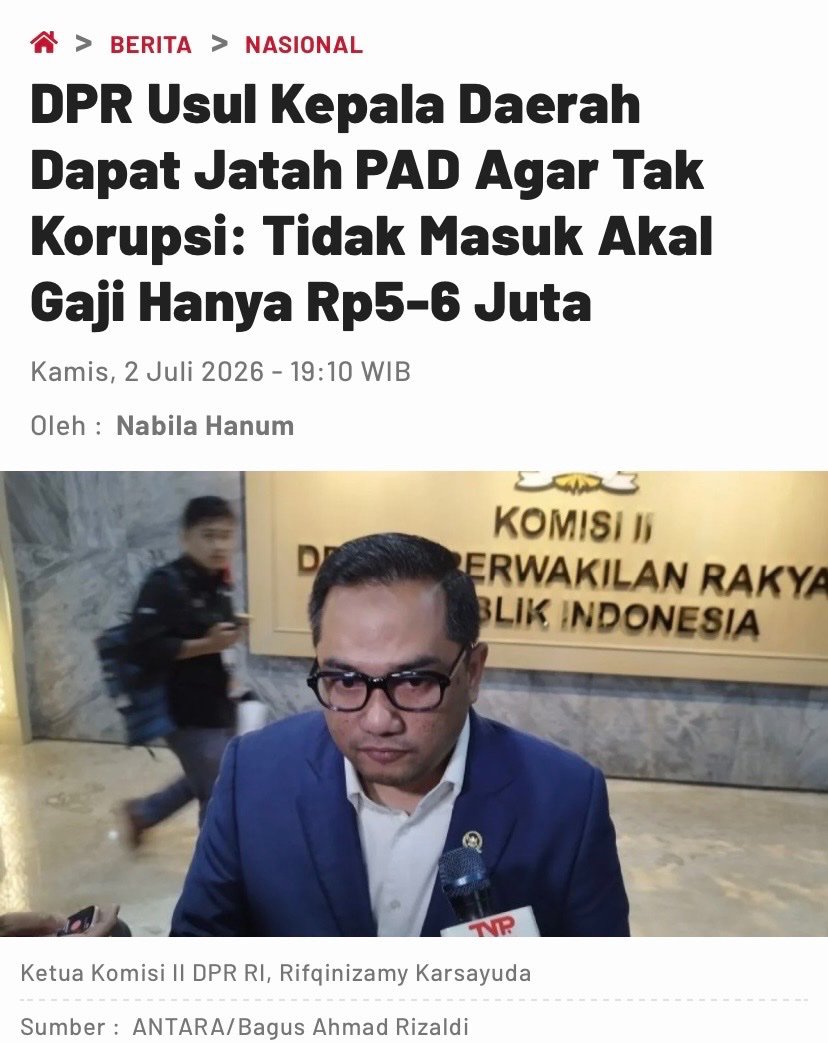 rang_simabua's tweet photo. Yakin setelah itu gak bakal korupsi? Yakin? https://t.co/C4H4uaJFjn
