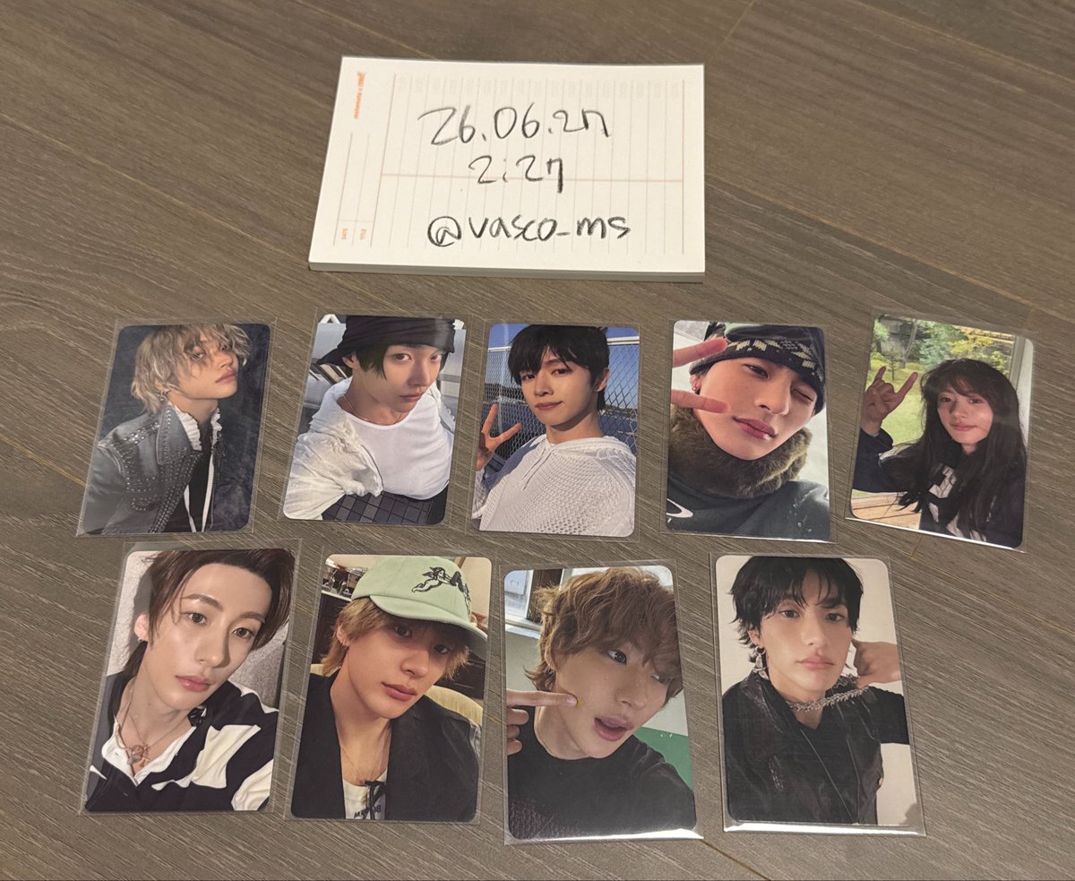 vasco_ms's tweet photo. ✨update lot 4/07✨

การ์ดที่ส่งกลับรอบ 4/07💘
#vascoupdate https://t.co/zN29pWCvXA