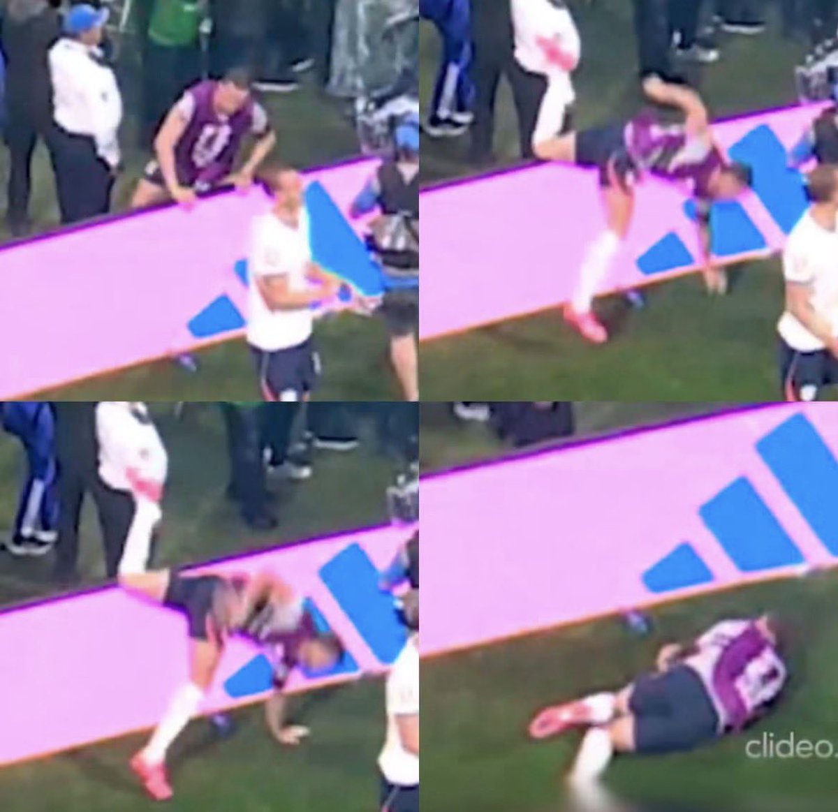 elblixx's tweet photo. este wey no jugo ni un minuto hoy en el partido de mexico contra inglaterra, y le sacaron una tarjeta amarilla y se lesionó vtlv😭 https://t.co/3JJChbFNmi
