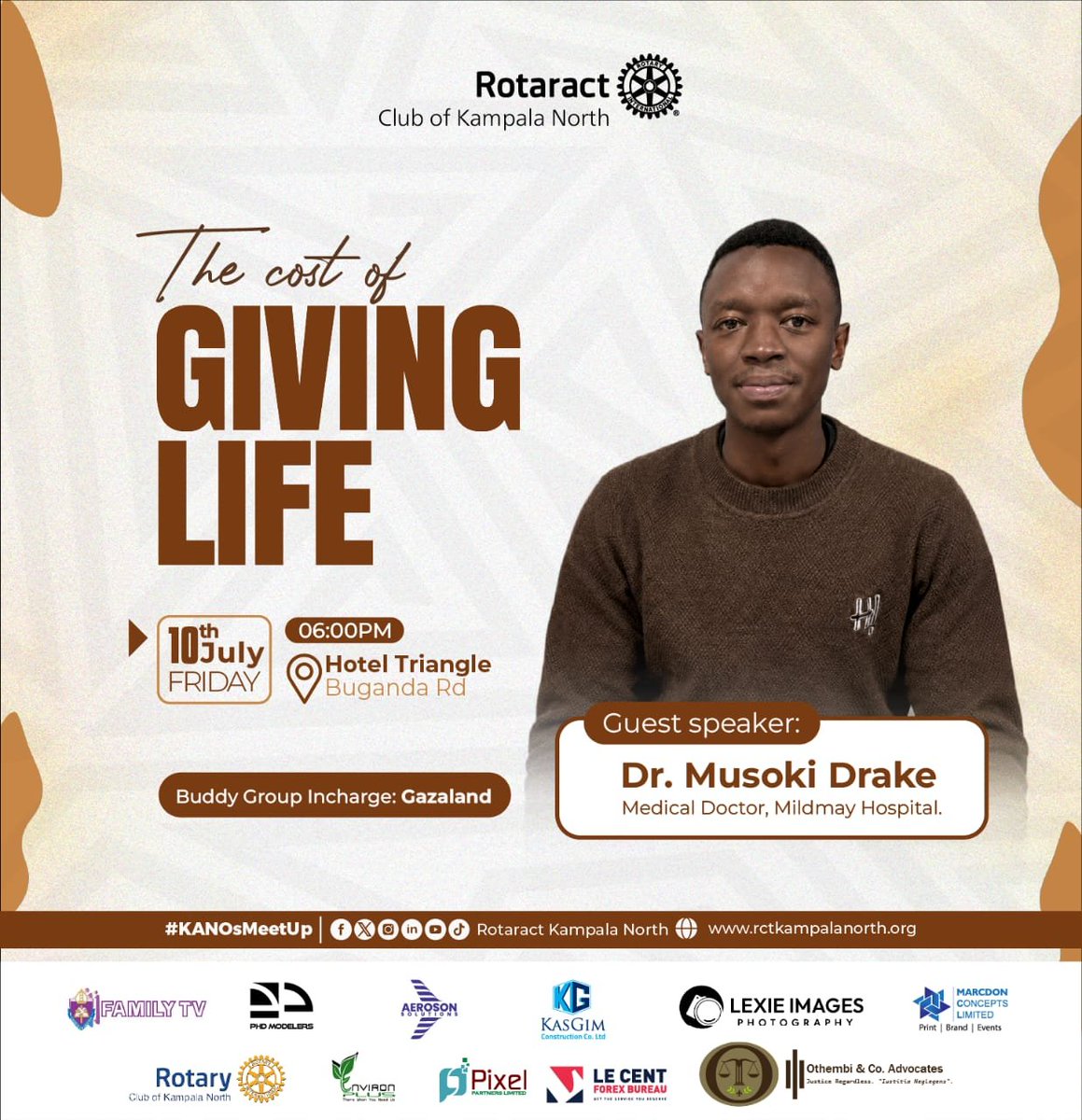kanosug's tweet photo. We talk about the cost of living. Rarely do we talk about the cost of giving life. This Friday, we host Dr. Musoki Drake of Mildmay Hospital to change that

#KANOsMeetUp https://t.co/EvXsx90cwr