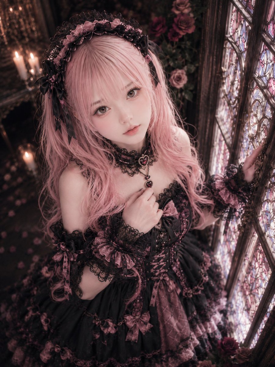 水彩画 原画 ピンクの黒電話 黒×ピンクが好きです( ´ｰ`) #部屋とちゃーさんと私 #ぴんくい宝箱 #AI