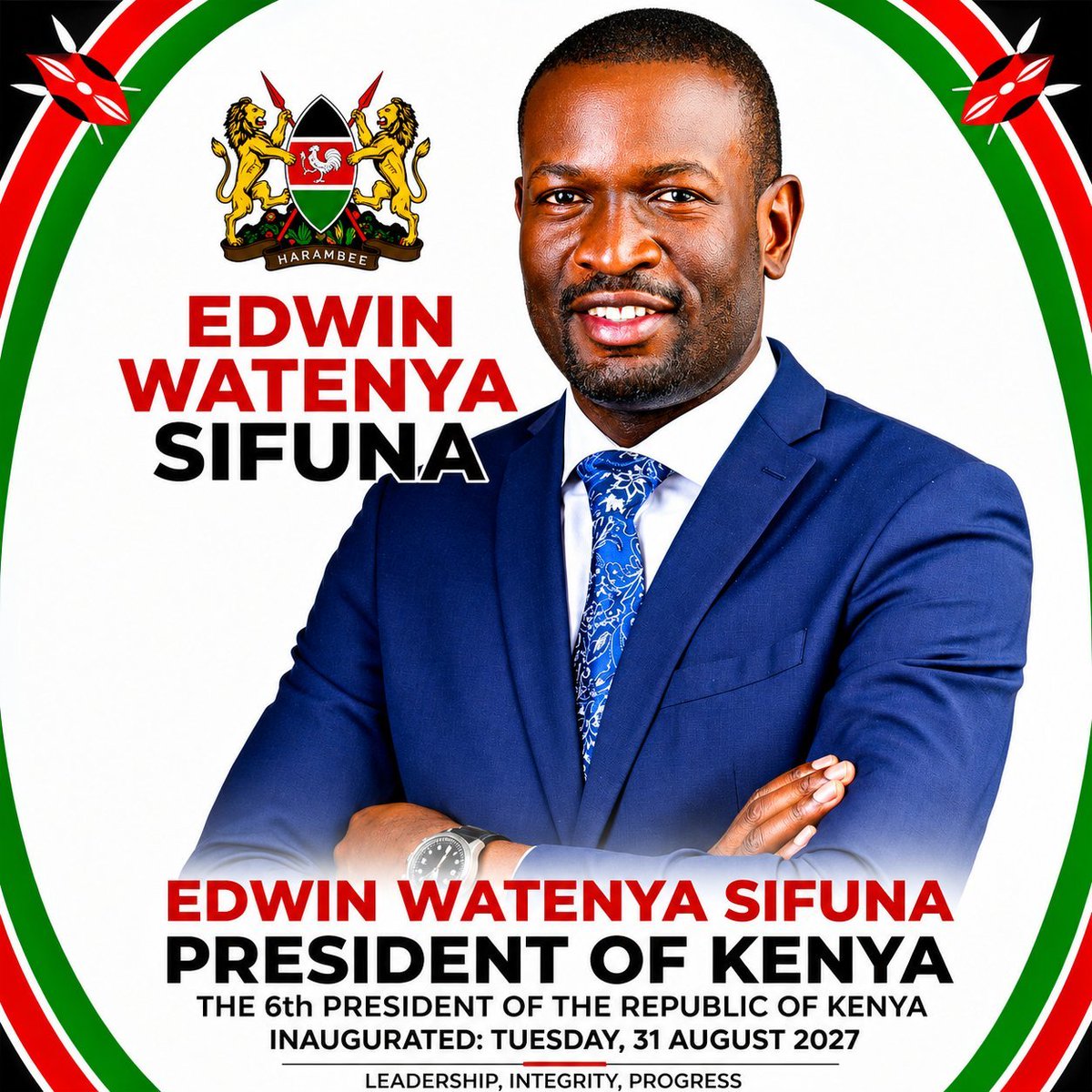 JaphethOtieno01's tweet photo. Team ni moja. Term ni moja. 
Rais ni mmoja Edwin Watenya Sifuna.

Good morning!!

#SisiNdioSifuna https://t.co/WU4FZkV4pS