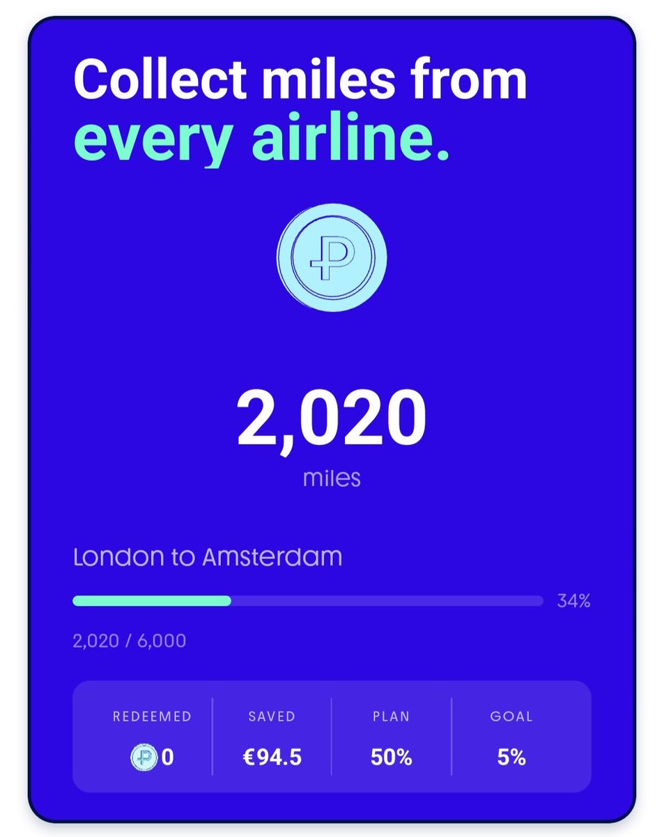 RossMotley's tweet photo. I just passed 2,020 Miles with @plutus which is 34% of the way to a flight from London to Amsterdam 😙

$PLU https://t.co/baaR4QOY3l
