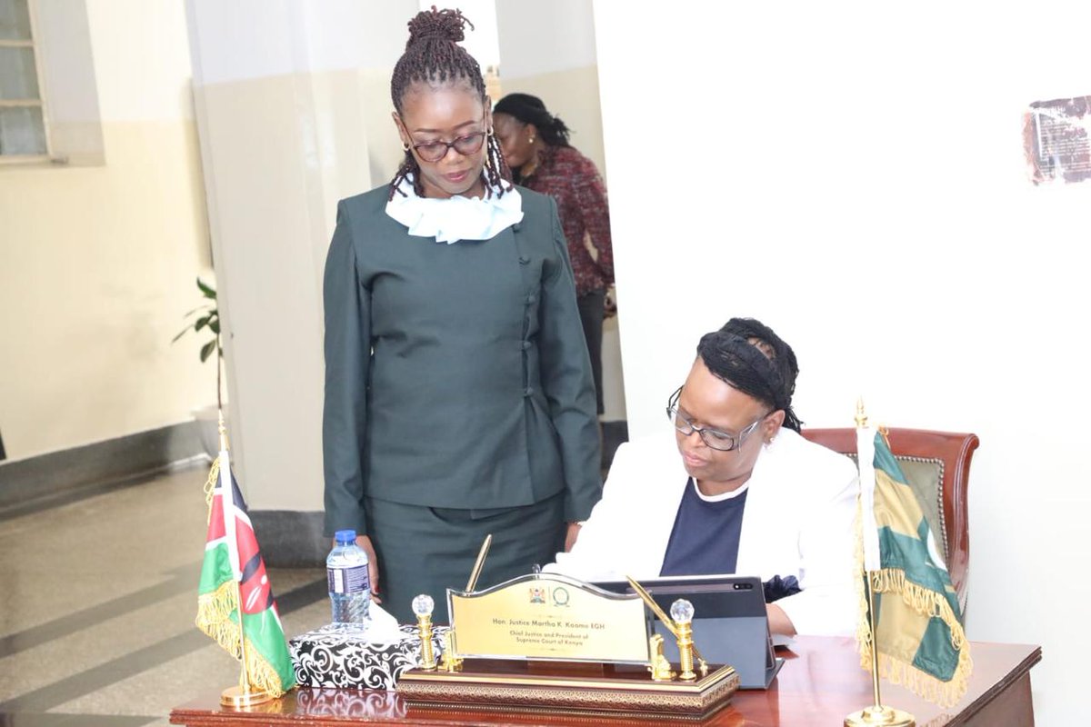 OrtSecretariat's tweet photo. We congratulate Hon. Janet Mjeni Mwatasa on her appointment and swearing-in as Chairperson of the Co-operative Tribunal, following her service as Deputy Chairperson.

We wish her success as she takes up this new responsibility and continues serving the Tribunal. @Kenyajudiciary https://t.co/mgfghfz5BP