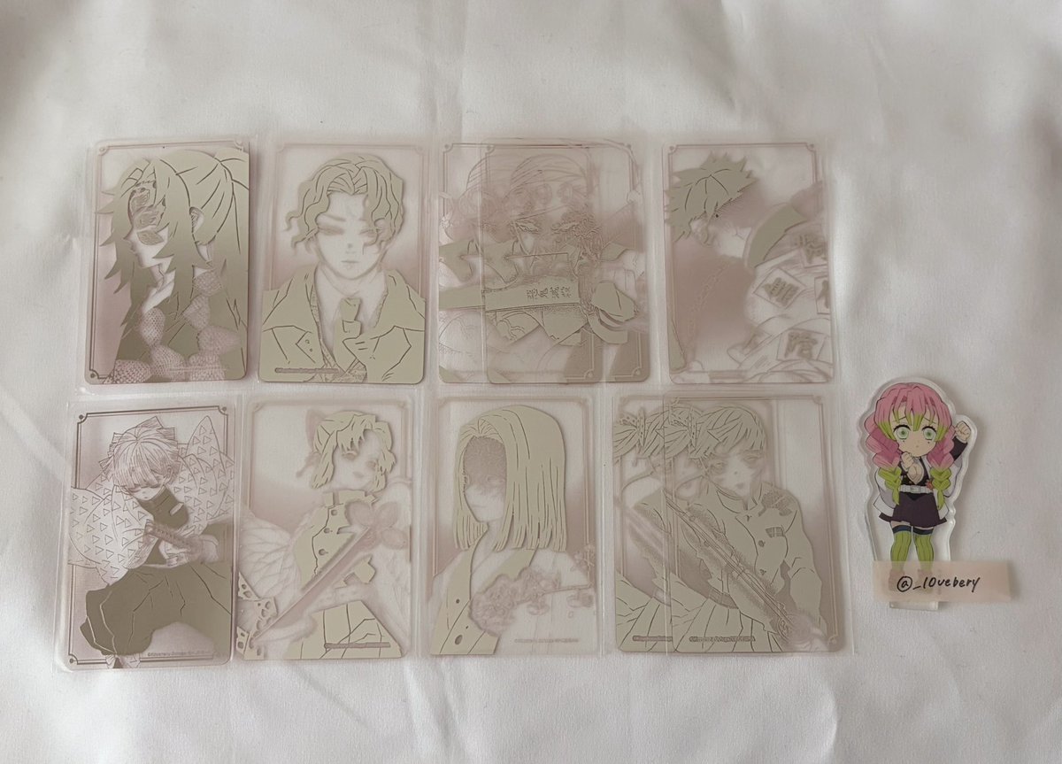 _l0vebery's tweet photo. 【交換】鬼滅の刃 
箔カードコレクション
アテンションステッカーコレクション

[求] おばみつ 蜜璃ちゃん優先
[譲] 画像1.2

纏めての方優先いたします*_ _)
お気軽にお声掛けください。 https://t.co/ioJlfXDEVw