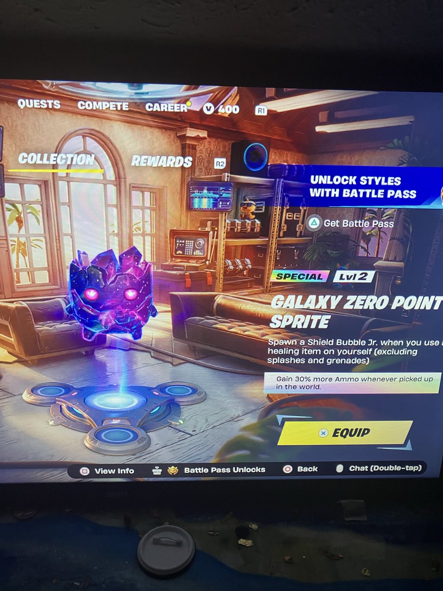 Gojra1280710's tweet photo. I just got the galaxy zero point sprite I’m so freaking happy @Fortnite #fortnite #fyp #fypppppp https://t.co/qEJyNB4me1