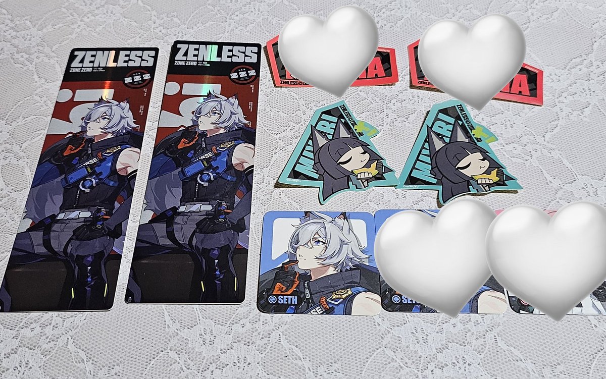 vva_gu's tweet photo. @1
ゼンゼロ スシロー コラボ

譲▼
セス、雅

求▼
フィギュア→ボンプ、ライト
レザーチケット→集合
ステッカー→悠真②
ピック→ライト

フィギュアは箱無しです。
(譲のフィギュア以外は異種交換も可能)
郵送のみ。
宜しくお願い致します。 https://t.co/na1KJWRaj6