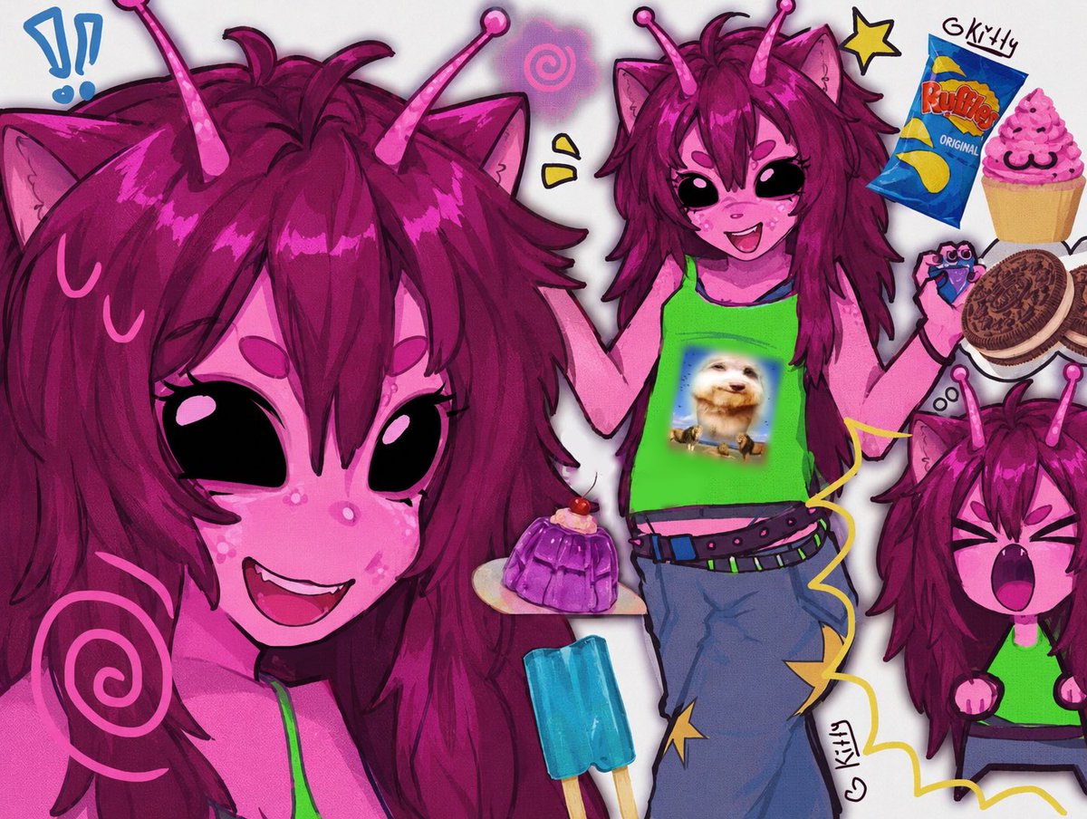 alienkittyxo's tweet photo. NEW ART DROP ! ! ! 

Hope you guys Injou the new art I love it so much I put it as a my pfp on here and majority of my other platforms lmaooo https://t.co/UU6xWe5G57