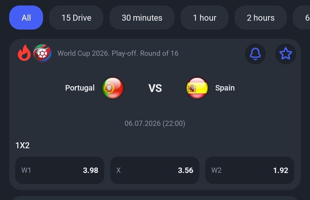 Festus2918's tweet photo. Big game of the day 
Portugal vs Spain 
Bet on .over 3.5 goals
Register here https://t.co/rqYgB442Ay
Promo code KOECH
Play as low as ksh 22 https://t.co/LVY5T8nKgT